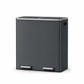 Poubelle double compartiment-60L Poubelle grise Large 2x30L