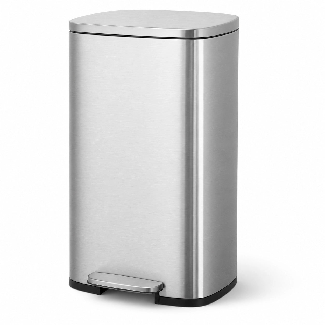 Poubelle à pédale - poubelle grise - 50L