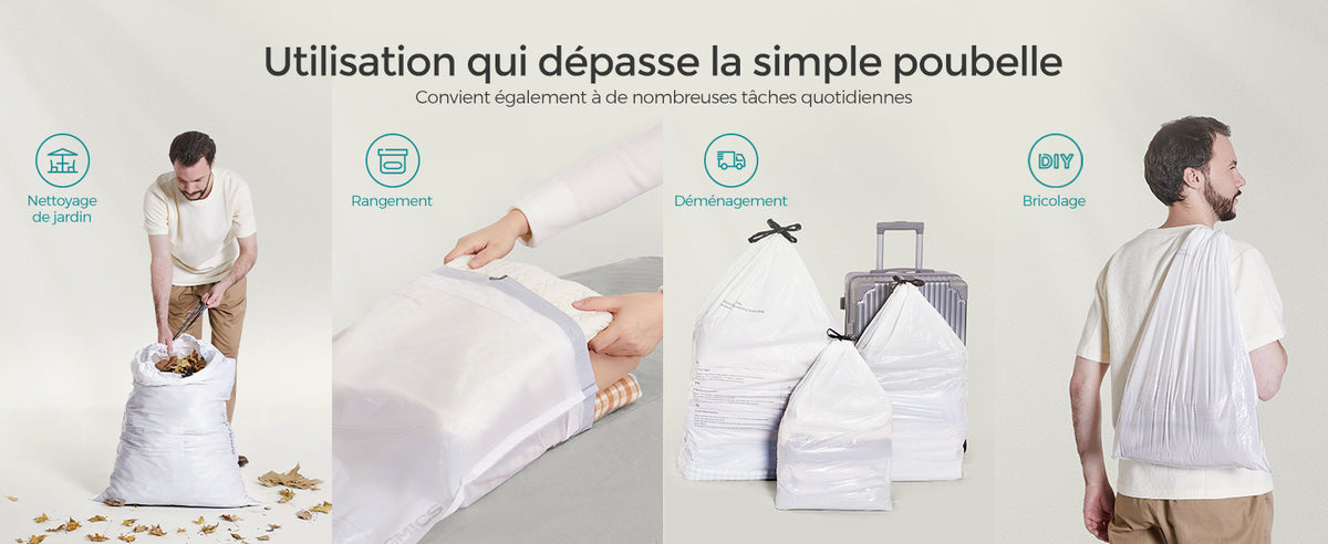 Sacs Poubelles de Cuisine 30L – Résistants & Pratiques