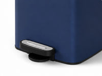 Poubelle à pédale - 30L Poubelle bleu rectangle