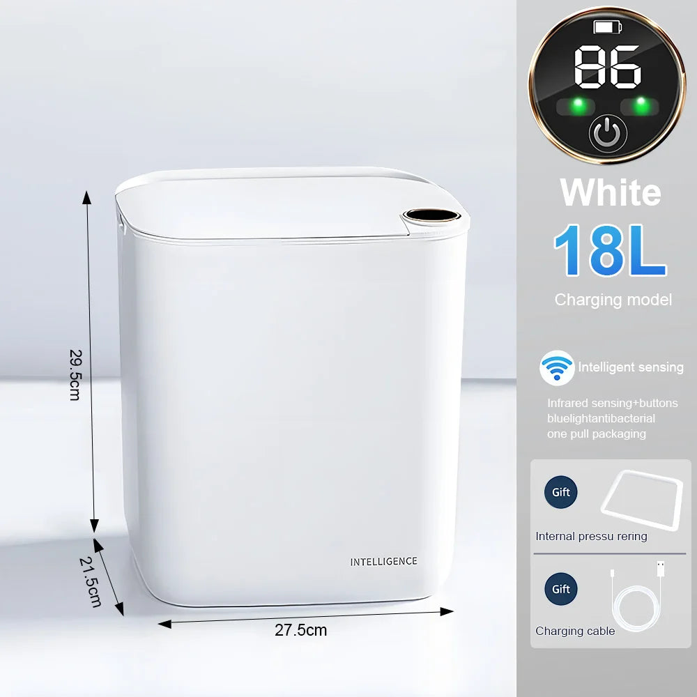 Poubelle automatique - Poubelle cuisine 20L