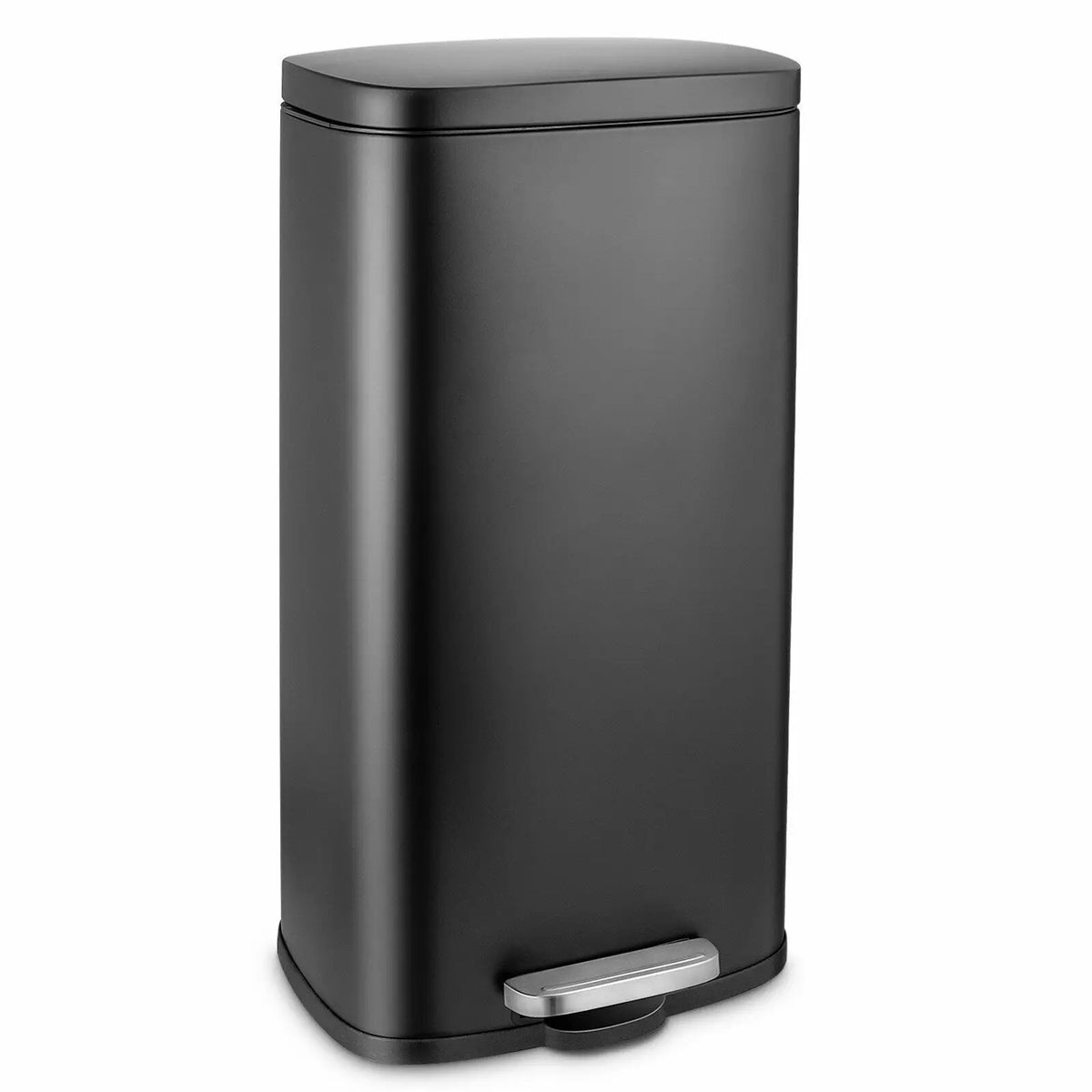 Poubelle à pédale - Poubelle noir- 30L