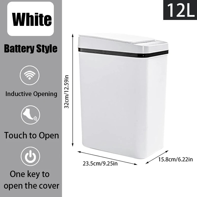Poubelle cuisine - Poubelle automatique 12L