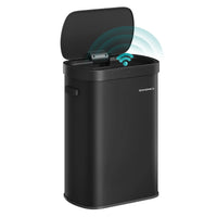 Poubelle automatique VÉLMIO 50L - Noir