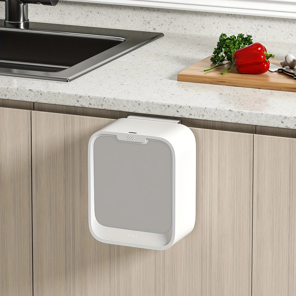 Poubelle automatique- poubelle murale pour cuisine