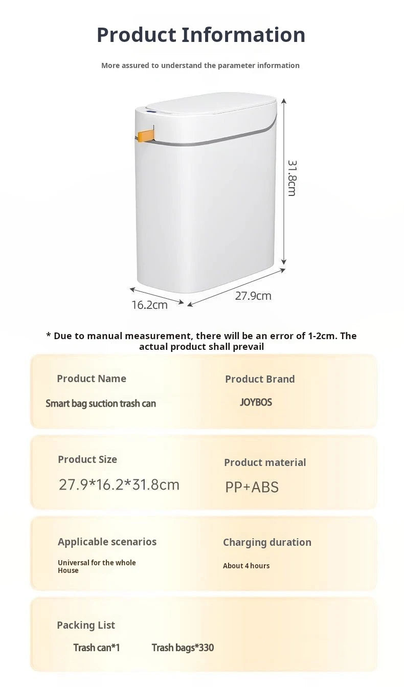 Poubelle automatique- Poubelle 15 L