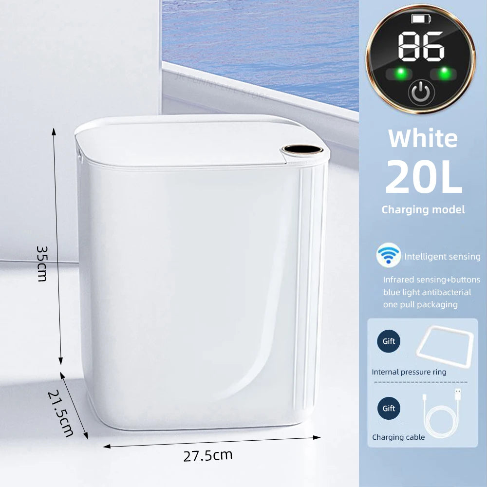 Poubelle automatique - Poubelle cuisine 20L