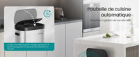 Poubelle de Cuisine Automatique 50L Acier Inoxydable