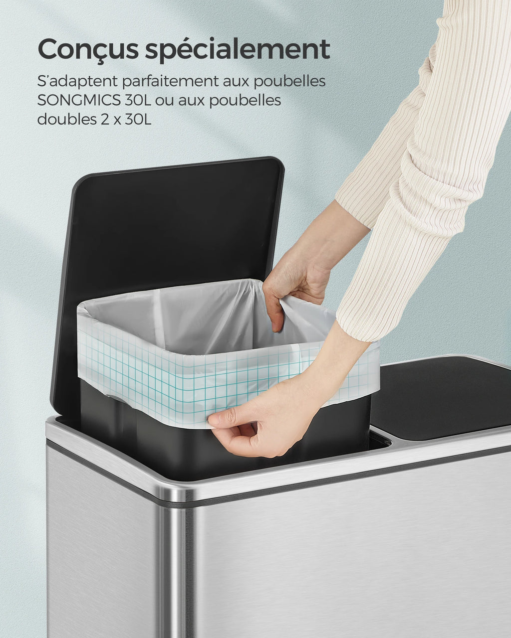 Sacs Poubelles de Cuisine 30L – Résistants & Pratiques