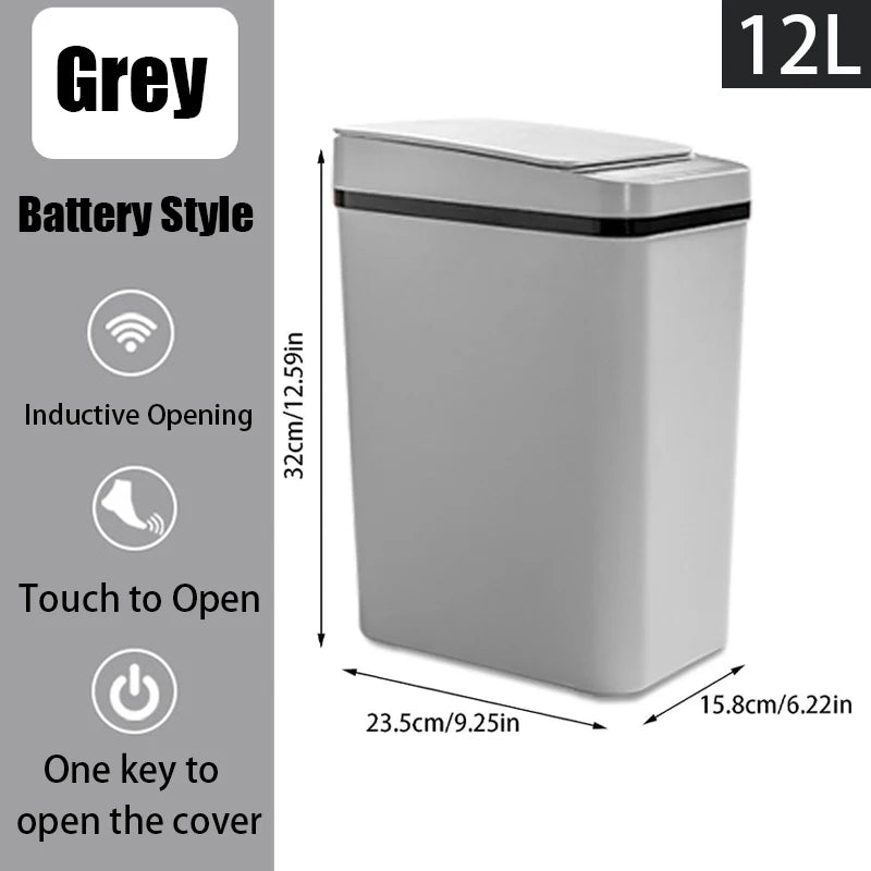 Poubelle cuisine - Poubelle automatique 12L