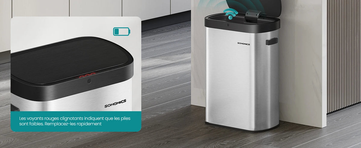 Poubelle automatique - 50L