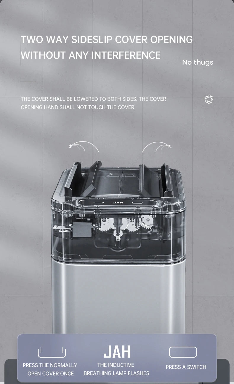 Poubelle automatique - Poubelle cuisine intelligente en acier inoxydable