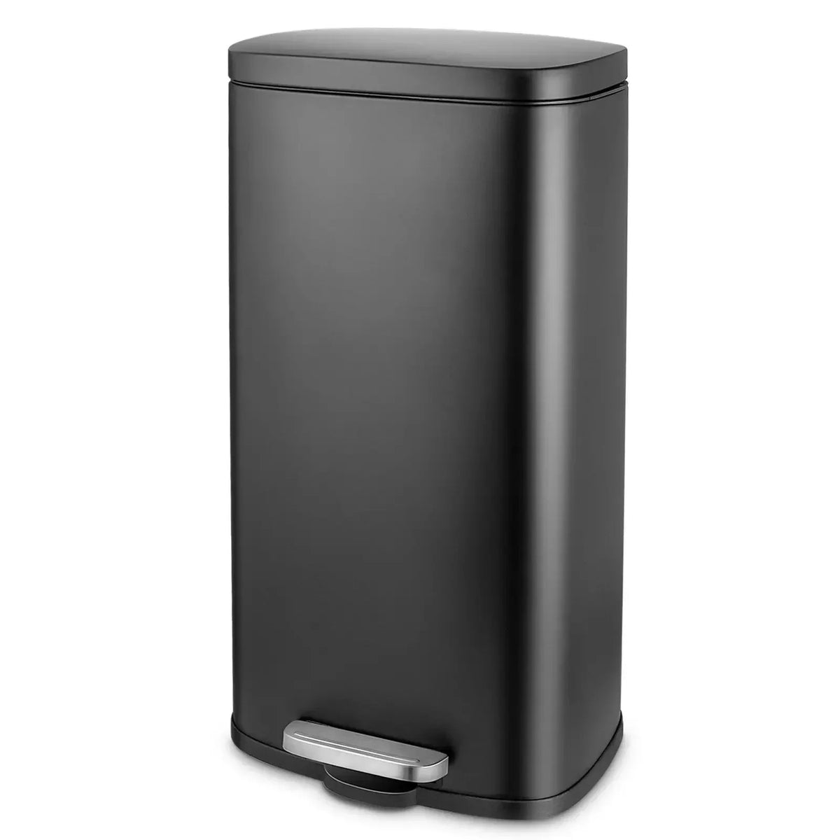 Poubelle à pédale - Poubelle noir- 30L