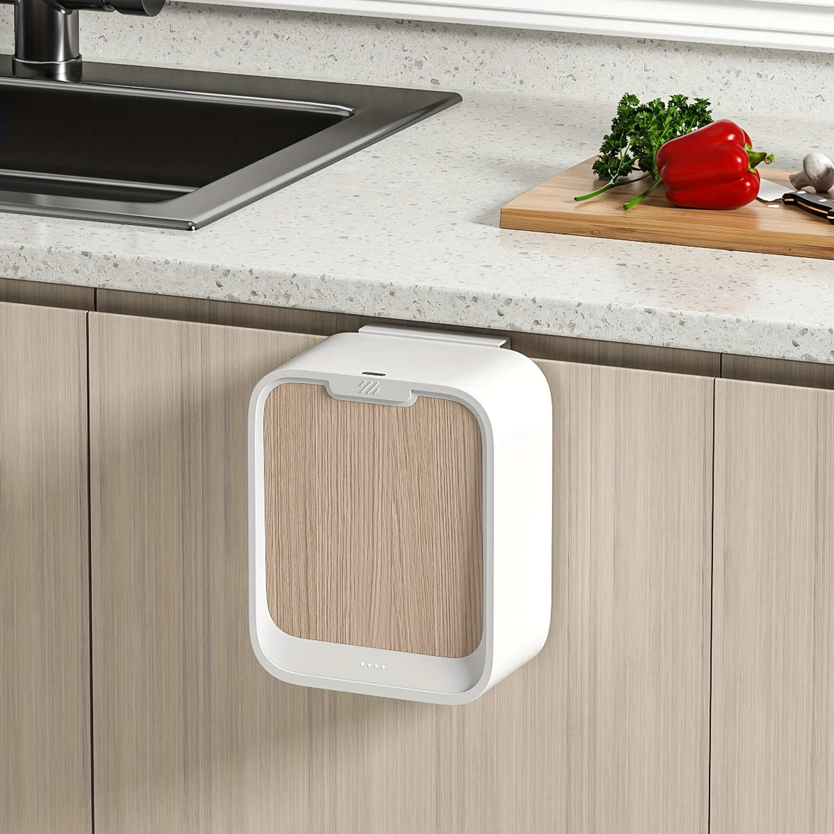 Poubelle automatique- poubelle murale pour cuisine