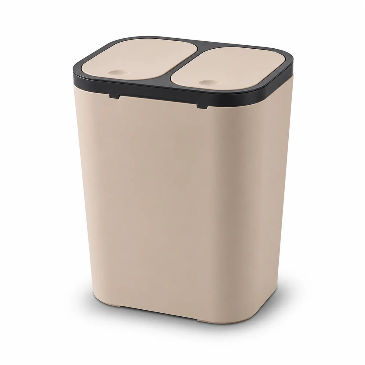 Poubelle de Cuisine Double Compartiment 2x10L – Design Compact et Hygiénique
