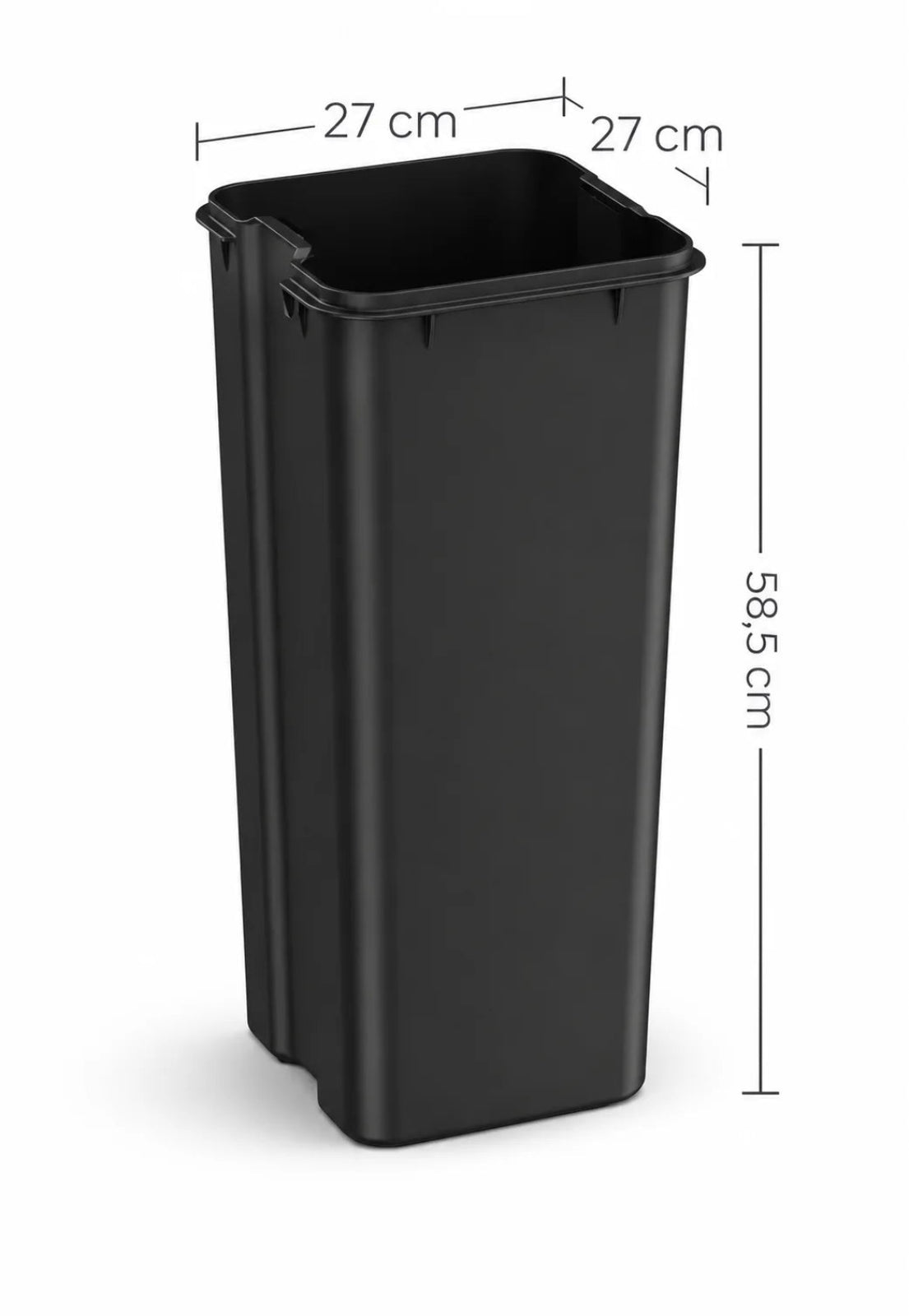 Poubelle double compartiment- 2x30L