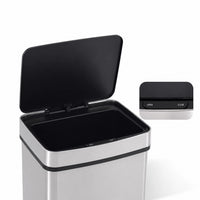 Poubelle de Tri Sélectif Cuisine TRINOVA 72L – Gris Inox
